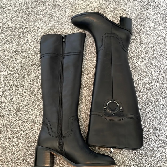 Franco Sarto Beckford Leather Tall Riding Boots